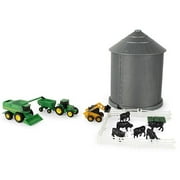 ERTL ERT47595 John Deere Grain Bin Playset Model Truck, Green & Yellow