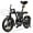 Black, variant on Electric Bike for Adult 500W Motor, 20Mph & 25Miles Max Range, 14" Tire Adult Electric Bicycles with Smart Uphill Function, Black