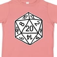 thumbnail image 4 of Inktastic 20 Sided White Dice Boys or Girls Toddler T-Shirt, 4 of 5