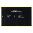 thumbnail image 1 of Aarco SDC4872IV Enclosed Bulletin Board Letter Panel Aluminum Frame - Ivory, 1 of 1