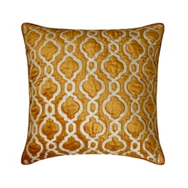 Oversized Modern Geometric Patterned Lumbar Throw Pillow Brown - Threshold™