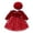 r-156Red75, variant on MEZZALL Outfit Sets Toddler Baby Girl Christmas Dress 2-Piece Velvet Long Sleeve Collar Snowflake Party Dress With Matching Beret Hat For Holiday Leisure Clothes Sets