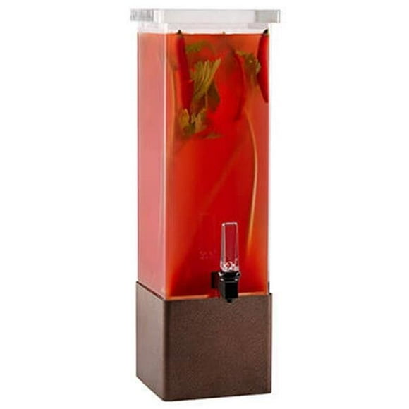 2 gal Square Bronze Beverage Dispenser