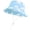 Blue, variant on Kids' Cloud & Rain Print Sun Bucket Hat, Wide Brim with Breathable Mesh and Adjustable Chin Strap for Summer, 3-12 Years Pink a 6-12M