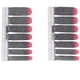thumbnail image 5 of Pegatinas para decoración de uñas con cobertura total y diseño de purpurina, color degradado, para hacer tú mismo, elegantes envolturas para uñas, autoadhesivas49, 5 of 10