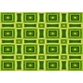 thumbnail image 1 of Ahgly Company Indoor Rectangle Patterned Aloe Vera Green Area Rugs, 6' x 9', 1 of 6