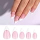 thumbnail image 2 of 24 Pcs Short Almond Acrylic Nail Elegant Full Cover Stick On Nail French Tip Press On Nail Elegant False Nail, 2 of 4