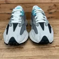 thumbnail image 4 of New Balance 327 Trainers Mens Size UK 8 Grey White Teal Suede Casual Shoes NB, 4 of 6