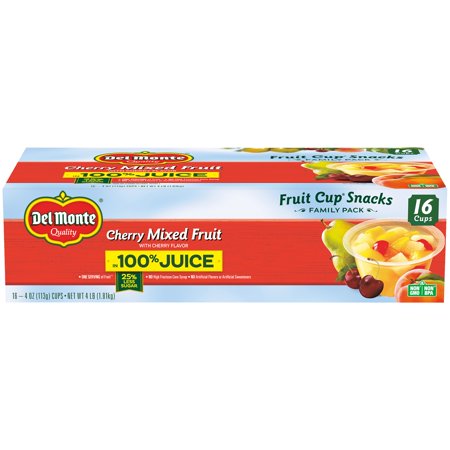 UPC 024000140597 product image for Del Monte Cherry Mixed Fruit (4 oz. cup, 16 ct.) | upcitemdb.com