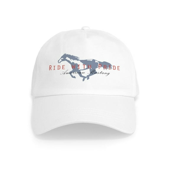 CafePress - Mustang Horse Cap - Adjustable 100% Brushed Unisex Casual Cotton Baseball Cap, Beige, 1