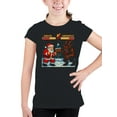 thumbnail image 2 of Santa vs Krampus Showdown Youth's T-shirt, 2 of 3