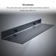 thumbnail image 4 of Injueey Estante de pared de Metal negro para cocina, baño, ahorro de espacio, espejo, esquina de ducha, soporte a prueba de herrumbre, Type4 NO4, 4 of 6