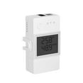 thumbnail image 1 of Interrupteur Intelligent WiFi Sans Fil 16A avec Mesure de Température et de Humidité pour Maison Intelligente, Compatible avec Alexa, Google Home, IFTTT, Télécommande via Application, Pas de Hub Requis, 1 of 5