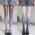thumbnail image 5 of Medias con gradiente para mujer y niña, pantimedias japonesas de Lolita, sexys, con entrepierna abierta, medias ultrafinas de verano, 5 of 5