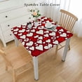 thumbnail image 2 of nygtbtfer Valentines Tablecloth - Red Heart Valentines Day Table Cloth, Plastic Disposable Rectangle Valentine Table Cover for Table Decorations and Party Decor, 2 of 7