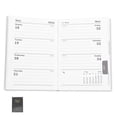 thumbnail image 1 of Raindrops 2026 Pocket Weekly Planner Small Monthly Calendar Black PU For Purse 1Set, 1 of 6