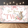 thumbnail image 4 of Pastel Style Bunny Birthday Banner for Kids Spring Easter Party Decoration, 4 of 7