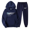 thumbnail image 1 of Sueño Chándal deportivo con capucha para mujer, ropa unisex de dos piezas para correr, jersey de manga larga, sudadera con capucha + conjunto de pantalones de chándal Armada XXXL, 1 of 2