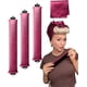thumbnail image 1 of Set de rizadores sin calor para cabello largo y medio, para usar durante la noche, con rulos grandes y ondas grandes, color rosa intenso., 1 of 4