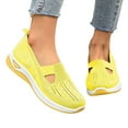 thumbnail image 4 of Ludearly Women's Orthopedic Walking Shoes - Lightweight, Loose Fit, Breathable, Mesh-Comfortable, Soft Soled, Wide & Bulky Sneakers, 4 of 9