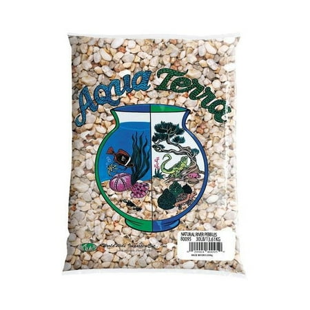 Pure Water Pebbles Aquarium Gravel - River Jack - 5 lbs (6.3-9.5 mm Grain)