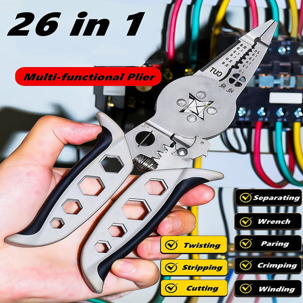 Networking Cable Crimper Tool For Crimping Stripping And Fastening Tasks In Networking Installations