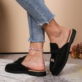 thumbnail image 4 of Wowcloth Women's Fashion Ethnic Mule Flats - Comfortable Slip-On Design with Arch Support, Casual Everyday Slides with Bohemian Style, 4 of 9