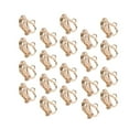 thumbnail image 4 of 20 Pcs Non Piercing Golden Metal Ear Clips for Home Use Fashion Elegant Design Fits Most People, 4 of 8