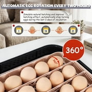 Adnoom 56 Egg Incubator Chicken Incubators for Hatching Eggs with Automatic Egg Turner and Humidity Temp Control, Egg Hatcher Incubator with Egg Candler for Chicken Ducks Bird Quail