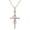 silver B, variant on Jierger Birthstone Cross Necklace for Women, Heart Cubic Zirconia Infinity Cross Pendant Necklace Birthday/Mothers Day/Valentines Day/Christmas Jewelry Gift for Her