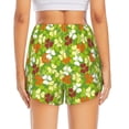 thumbnail image 4 of Vsdgher St. Patrick's Day3 Print Women's Running Double Layer Shorts High Waisted with Pockets Elastic Yoga Workout Athletic Gym Sports, 4 of 8