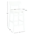 thumbnail image 7 of SAFAVIEH Thaxton Modern Style Counter Stool, White (17.2 in. W x 22.8 in. D x 38 in. H), 7 of 7