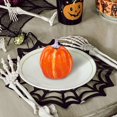thumbnail image 2 of 1Pcs Mini Pumpkin,Fake Pumpkin,Realistic Artificial Pumpkin,Thanksgiving Ornaments for Vase Filler DIY Crafts Fall Halloween Party Supplies Home Table Decorations,1.96x3.14 inch, 2 of 3