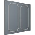 thumbnail image 6 of Ekena Millwork 31"W x 62"H Ashford Smooth Panel Moulding Kit (Double Panel), 6 of 10