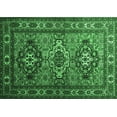 thumbnail image 1 of Ahgly Company Indoor Rectangle Persian Emerald Green Traditional Area Rugs, 8' x 12', 1 of 4