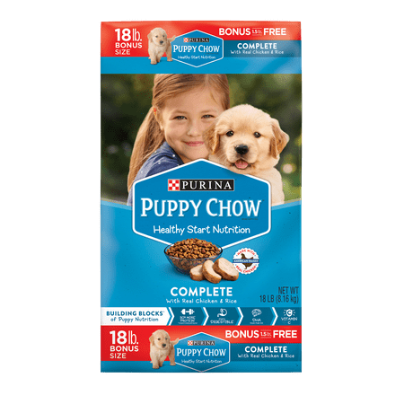 - Puppy Chow Complete With Real Chicken Dry Puppy Food - 18 lb. Bag