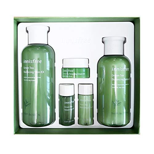 Innisfree Green Tea Balancing Skin Care Set (For Normal To Combination