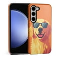 thumbnail image 2 of FKBRCL4U Compatible with Samsung Galaxy S23 Plus Case Cartoon Cute Sunglasses Golden Retriever Pattern for Girl Full Body Design Soft Silicone Drop Shock Scratch Protection, 2 of 7