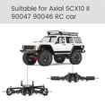 thumbnail image 2 of Milaget CNC Front Rear Axle for Axial SCX10 II 90047 1/10 Accs Parts Tan, 2 of 9