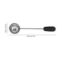 thumbnail image 1 of Stainless Steel Rotatable Tea Infuser Polished Washable Portable Polished Reusable Mesh Strainer Indoor Kitchen Filter Kitchenware Black, 1 of 8