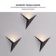 thumbnail image 4 of Aplique de pared aplique de pared LED forma triangular moderna 85 a 265 V para hotel ANGGREK Otros, 4 of 8