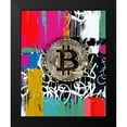 thumbnail image 2 of Orlov, Irena 15x18 Black Modern Framed Museum Art Print Titled - Crypto Currency Bitcoin Graffiti I, 2 of 5