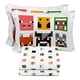 thumbnail image 1 of Juego de sábanas Sunny Side Up Minecraft Creeper & Animals completo, 1 of 7