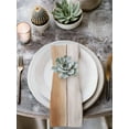 thumbnail image 3 of Cloth Napkins 1 Piece - 20x20 Inches, Burnt Orange Gray Ombre Washable Reusable Table Napkins, Vintage Farmhouse Wooden Soft & Absortbent Dining Napkin for Party Wedding Hotel Restaurant, 3 of 8