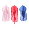 thumbnail image 4 of 3pcs Mujeres Gorro de Larga Pérdida de Cabello Bufanda Sombrero Pirata Gorro - Azul + Rojo + Rosa Sunnimix Mujer Hombre Durag Sombreros, 4 of 7