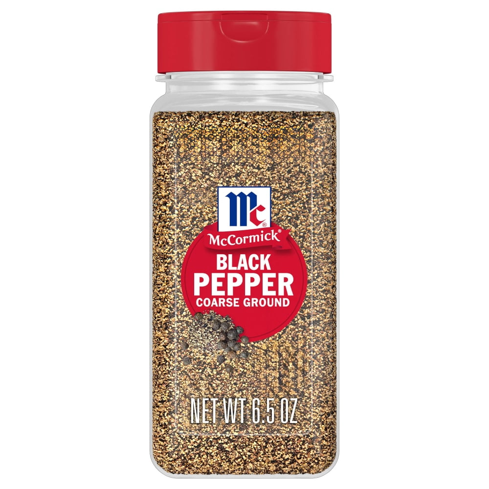 McCormick Pepper Black Coarse Ground 6.5 oz - 5 Pack