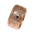 thumbnail image 4 of 14k solid pink rose gold 8mm custom made Hawaiian honu turtle personalized ring size 11.5, 4 of 5