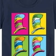 thumbnail image 3 of Dr. Seuss - Cat In The Hat Color Block Hats - Toddler And Youth Short Sleeve Graphic T-Shirt, 3 of 6