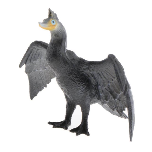 Static Animal Model Action Figure for Kids Toy for Kids and Adults Cormorant