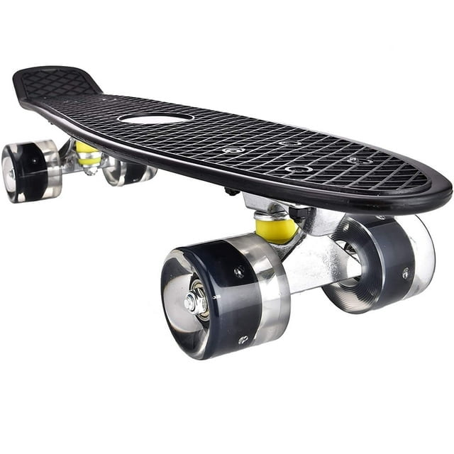 Patineta Con Luz Importacion Negro